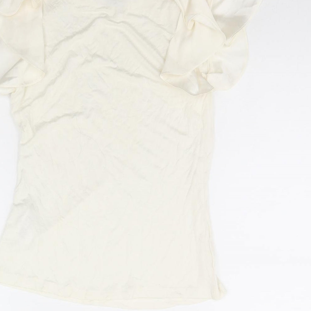H&M Womens Ivory Cropped Tank Size XS