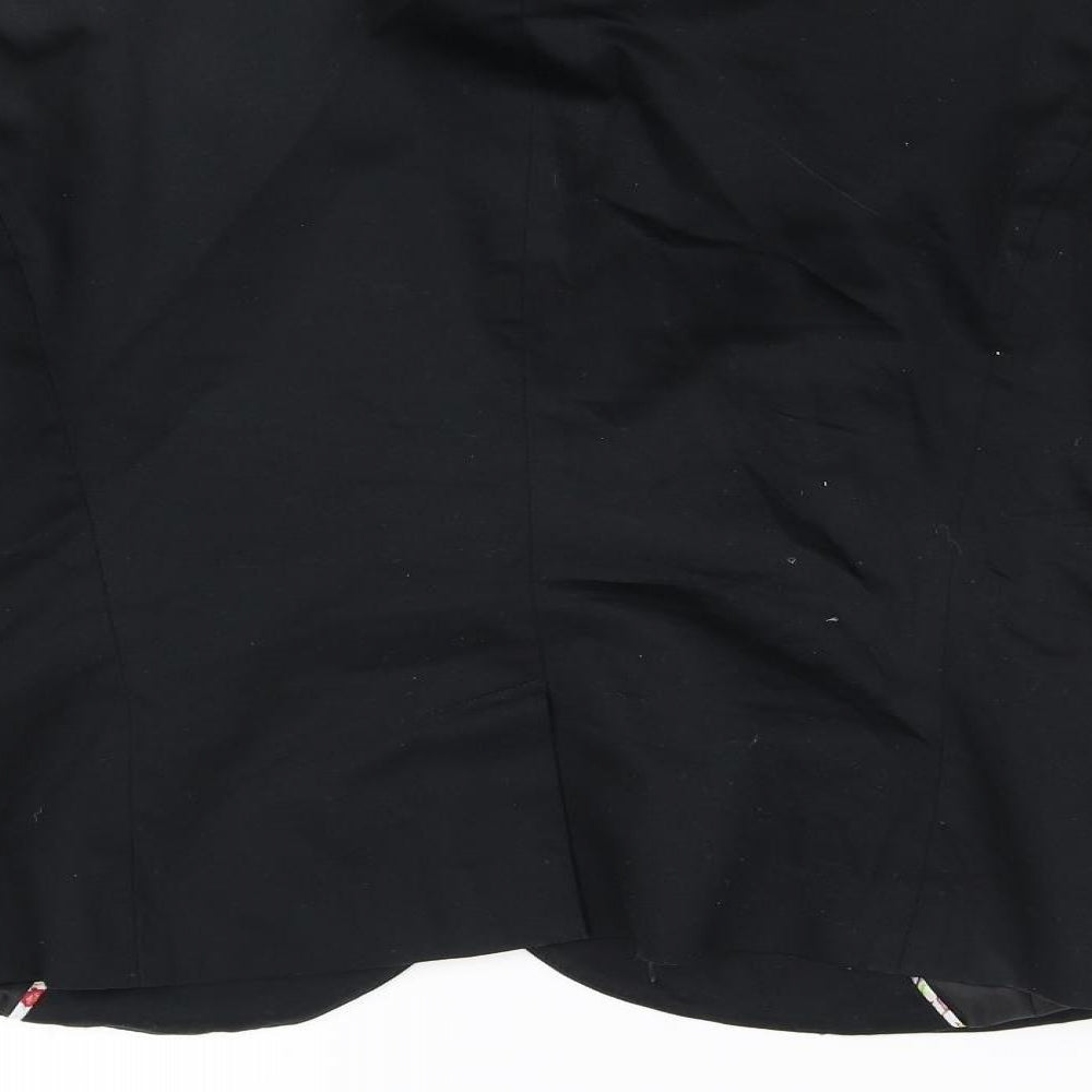 BAF Womens Black Jacket Blazer Size 38