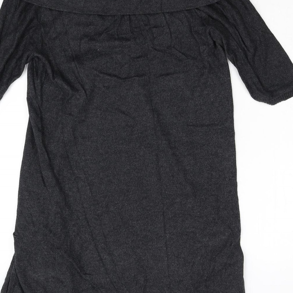 Preworn Womens Grey Jumper Dress Size 10