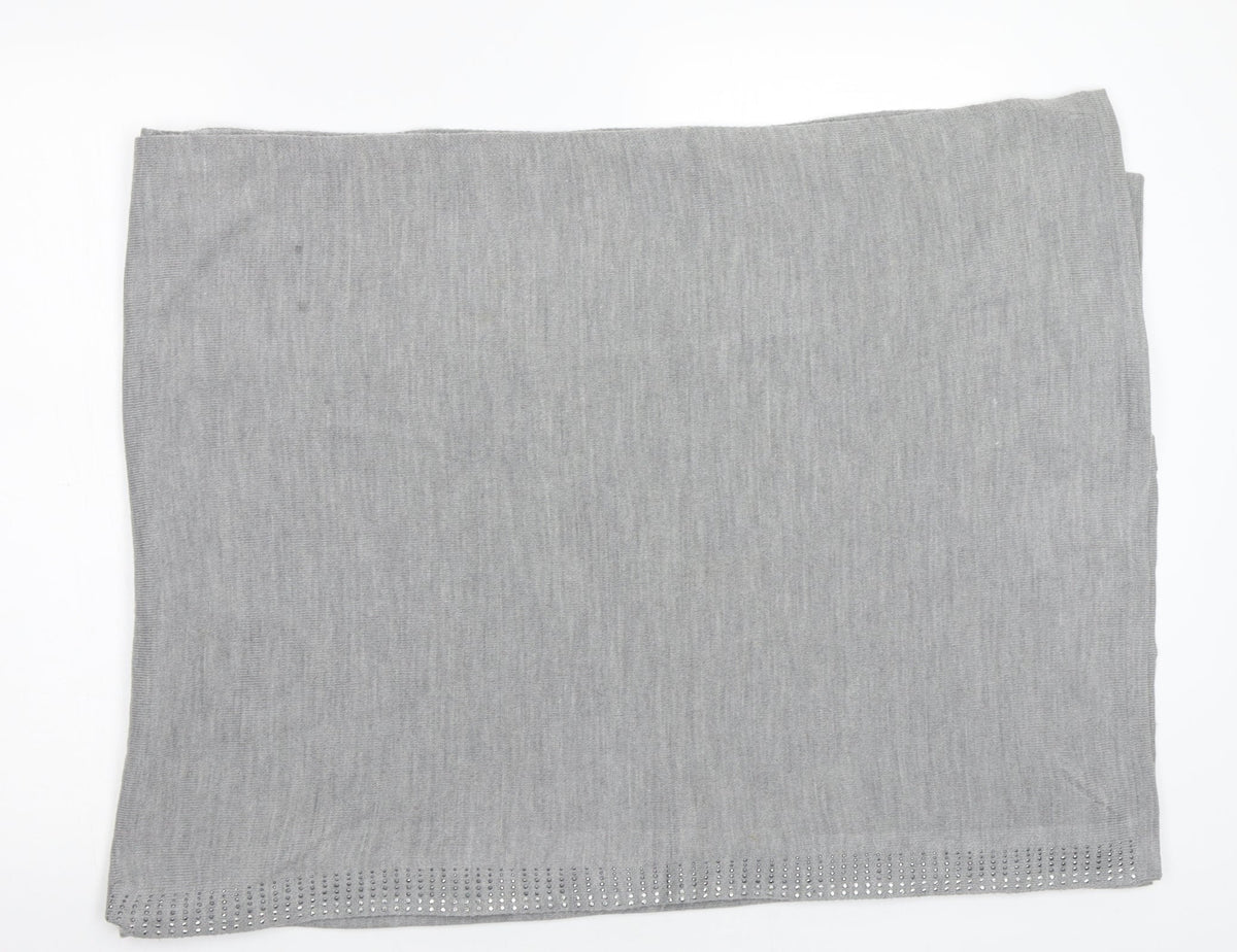 Preworn Womens Grey Shawl/Wrap