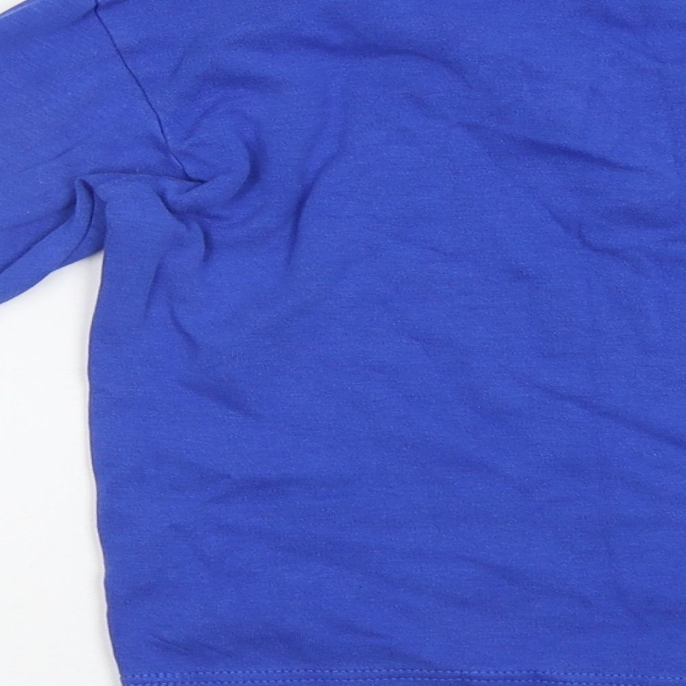 Navi Boys Blue Pullover Polo Size 7-8 Years