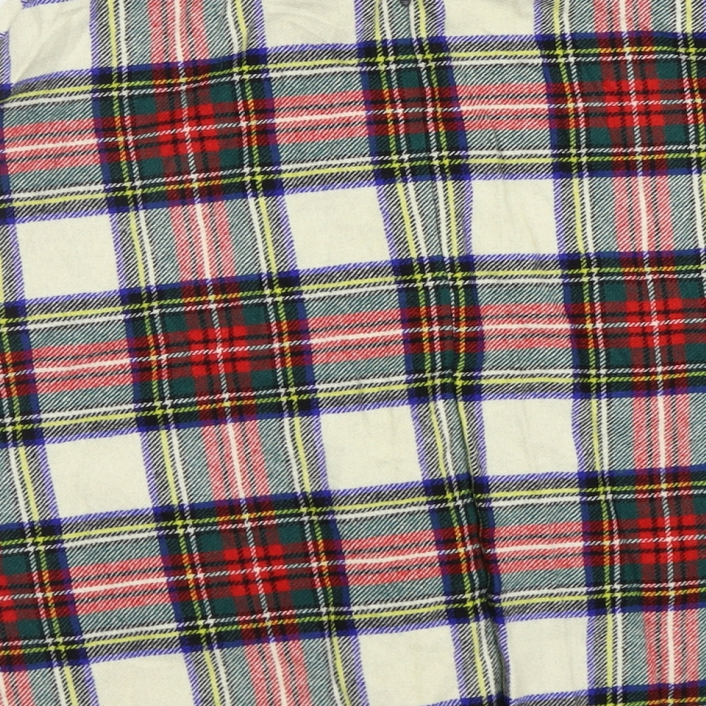 Laird Portch Girls Multicoloured Check A-Line Skirt Size 12 Years