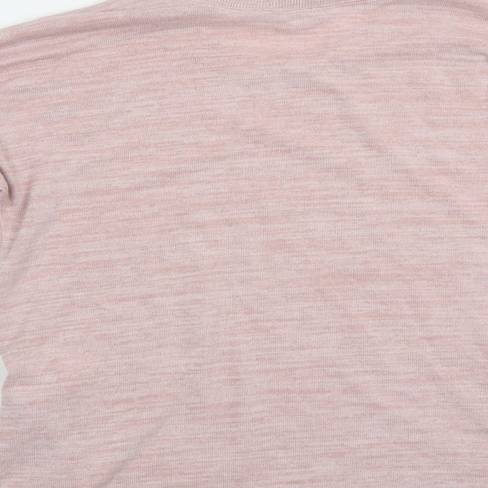 Peacocs Womens Pink Pullover Sweatshirt Size 10