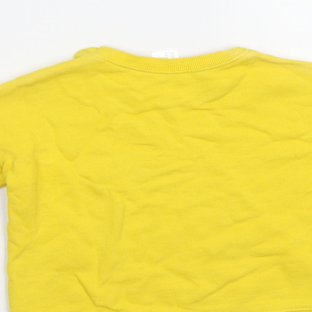 H&M Baby Yellow Basic Casual Size 12 Months