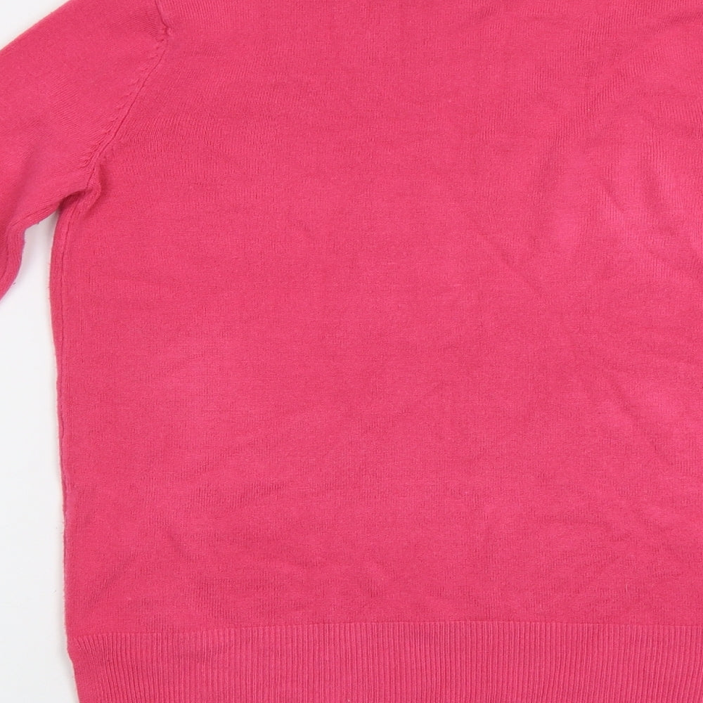 Marks & Spencer Womens Pink Pullover Jumper Size S