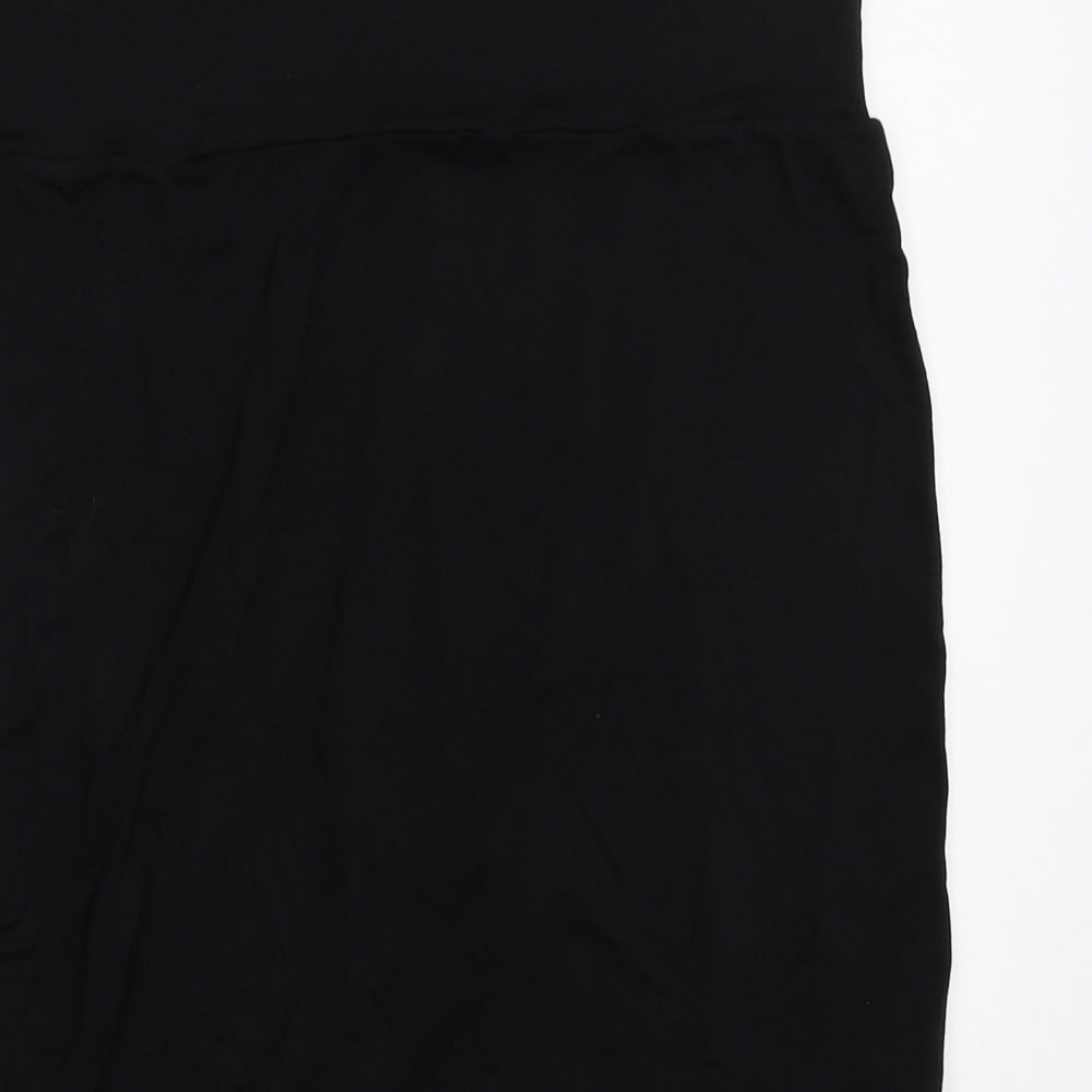 Papaya Womens Black Basic Blouse Size 16