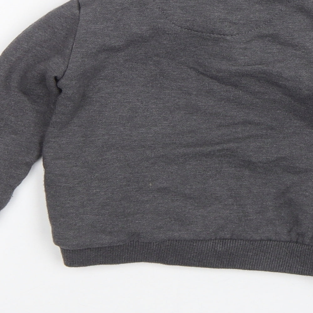 Fred & Flo Baby Grey Pullover Jumper Size 12-18 Months