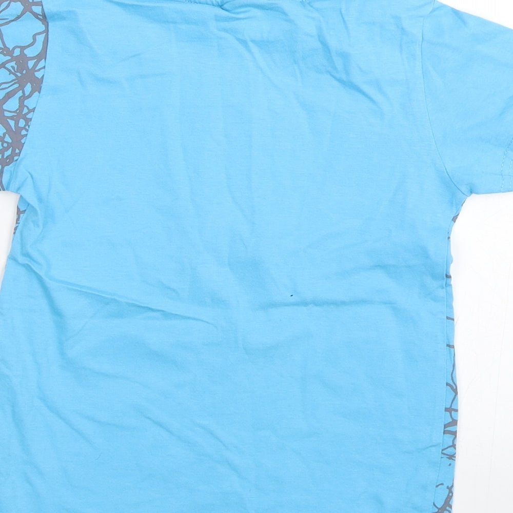 Macca Boy Boys Blue Basic T-Shirt Size 7 Years - Brooklyn