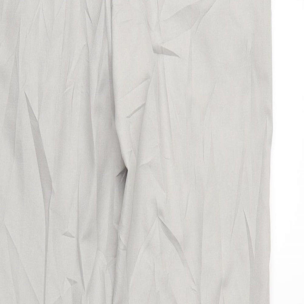 M&S Mens Grey Suit Trousers Size 34 L32 in