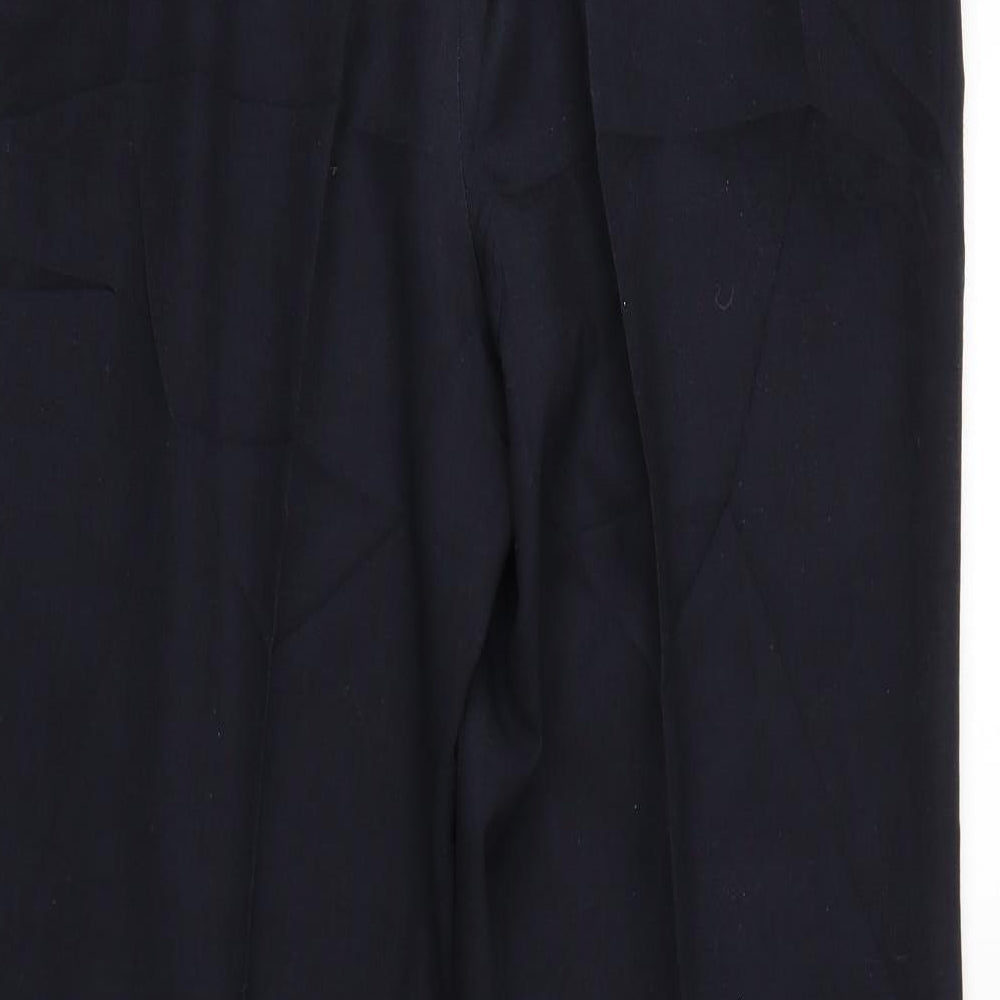 Marks & Spencer Womens Blue Trousers Size 14 L32 in