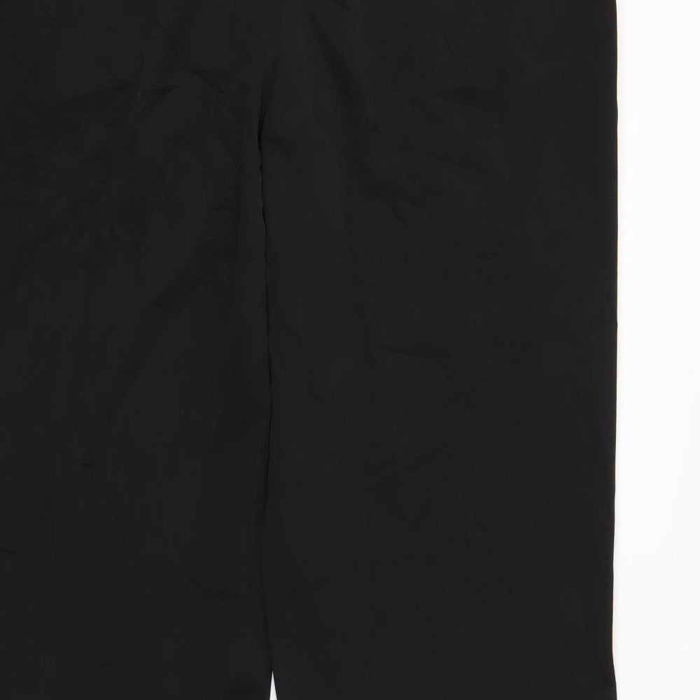 South Womens Black Trousers Size 14 L30 in
