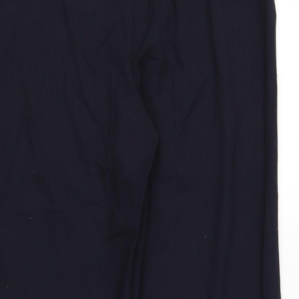 Next Womens Blue Trousers Size 14 L26 in