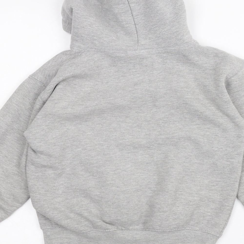 Preworn Girls Grey Pullover Hoodie Size L