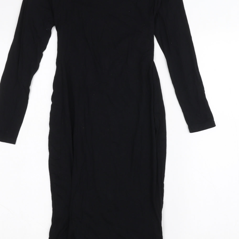 River Island Womens Black A-Line Size 8