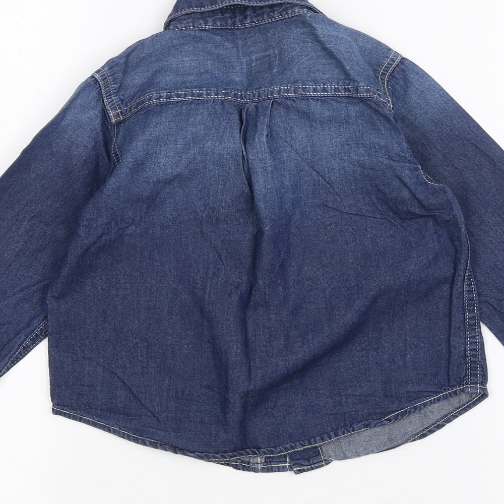 Gap Girls Blue Denim Jacket Size 3 Years