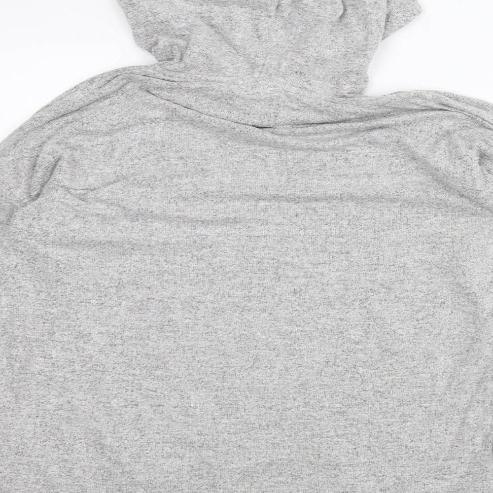 River Island Womens Grey Pullover Hoodie Size S