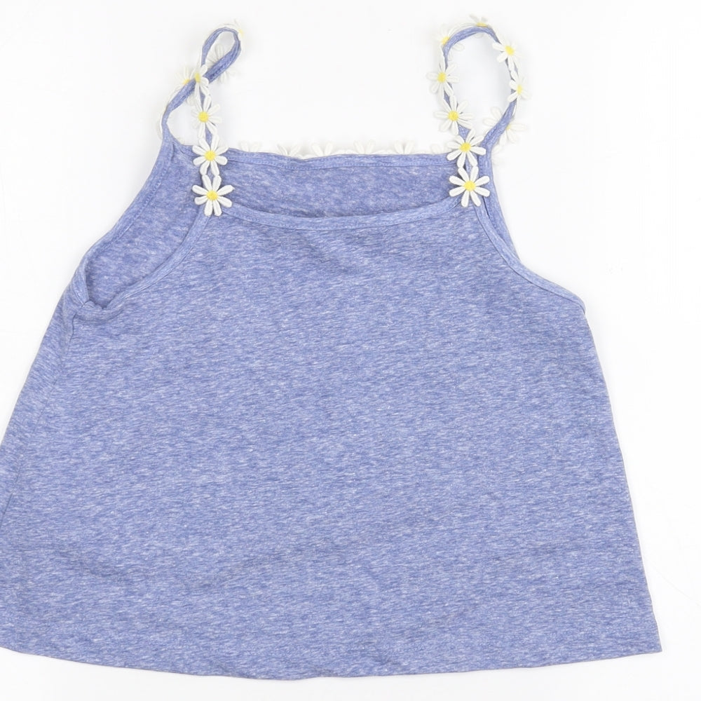 Matalan Girls Blue Basic T-Shirt Size 11 Years