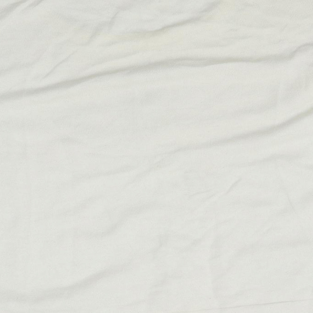 redout Womens White Pullover Jumper Size 10