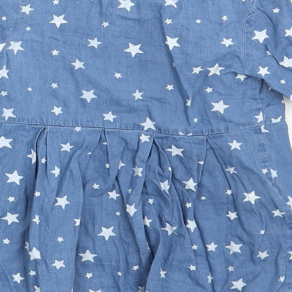 Very Girls Blue Shirt Dress Size 12-18 Months