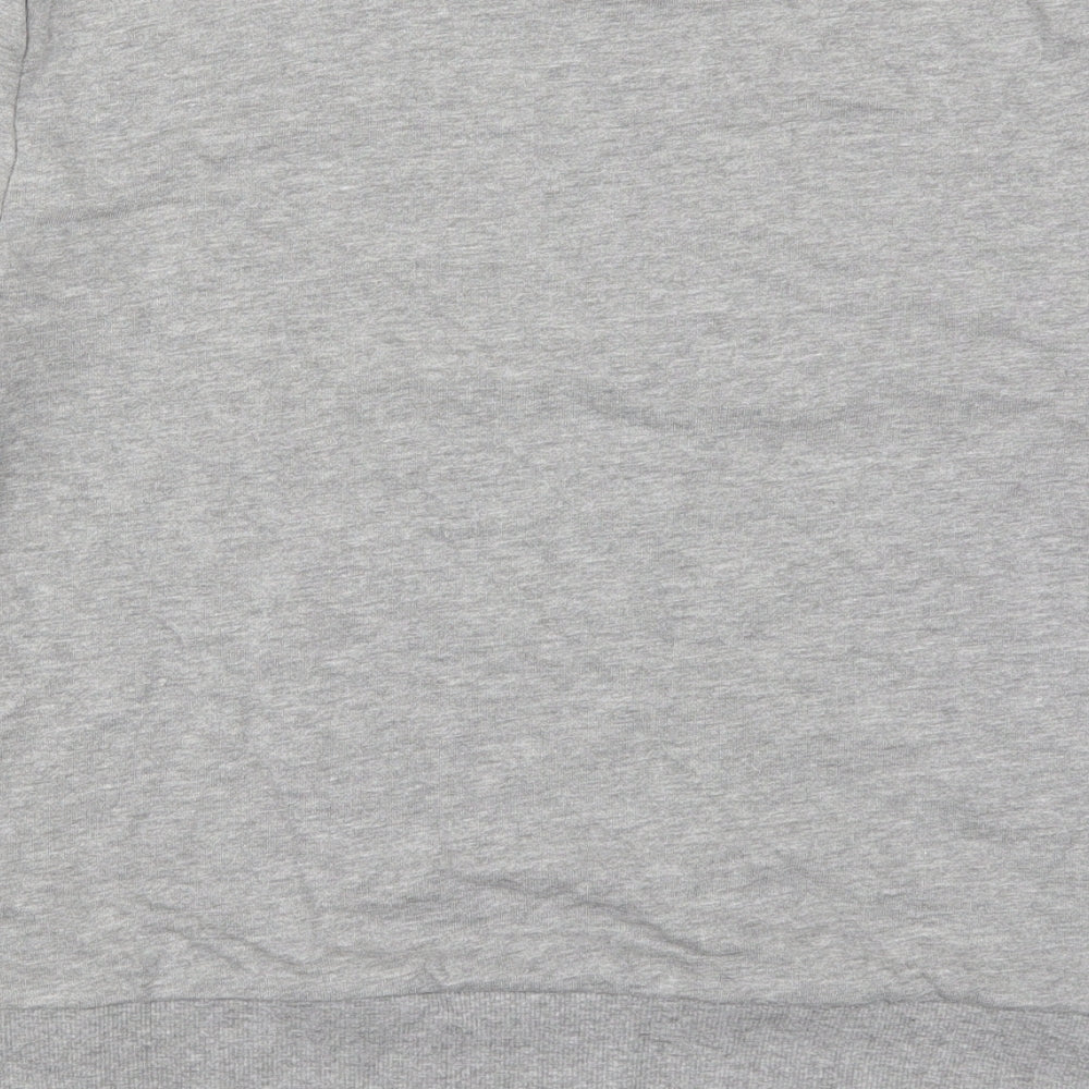 New Look Womens Grey Pullover Sweatshirt Size 12