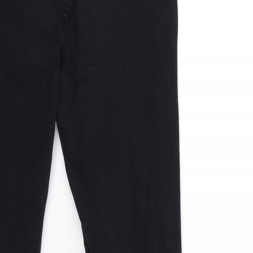 Denim & Co. Womens Black Denim Skinny Jeans Size 10 L29 in