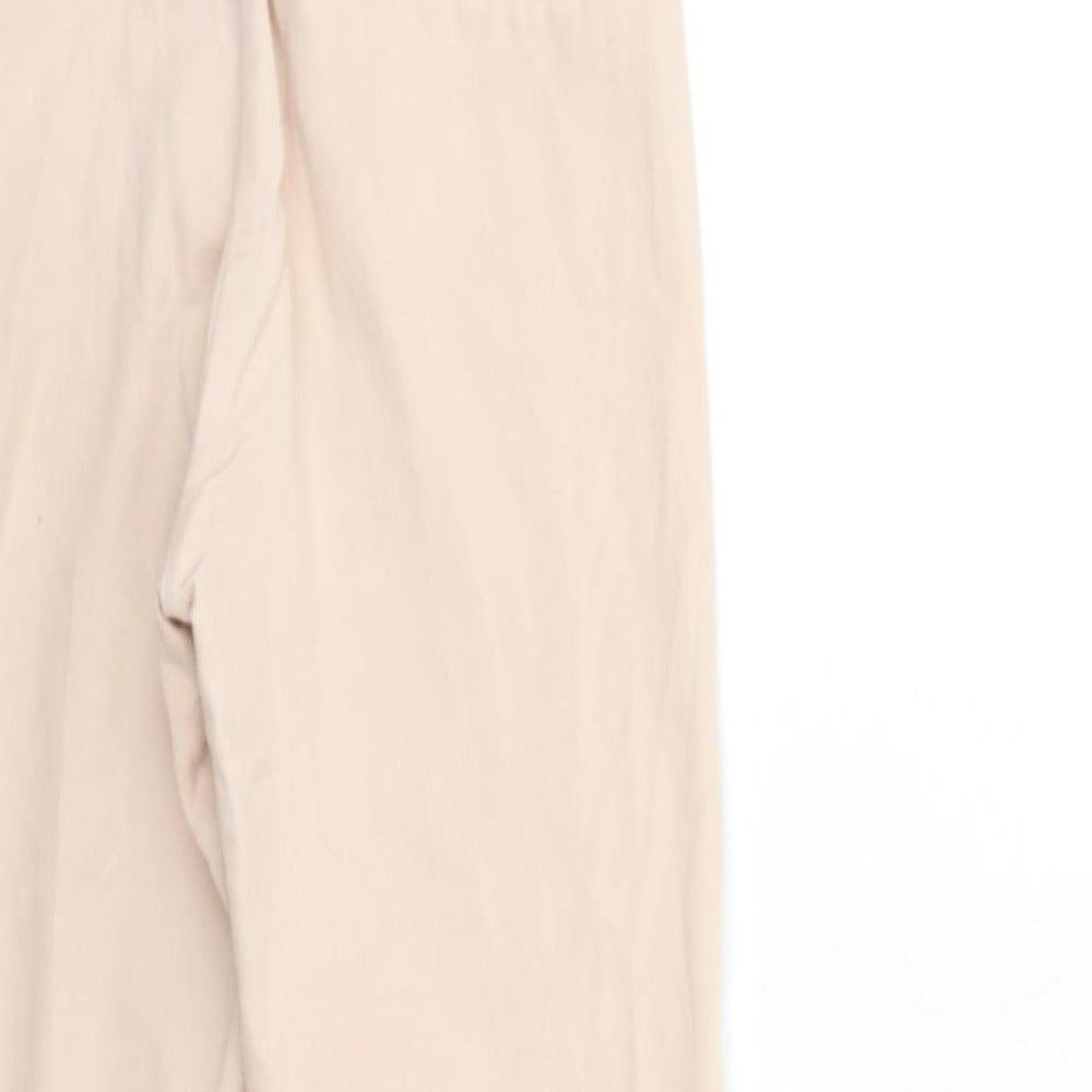 H&M Womens Pink Trousers Size 8 L27 in