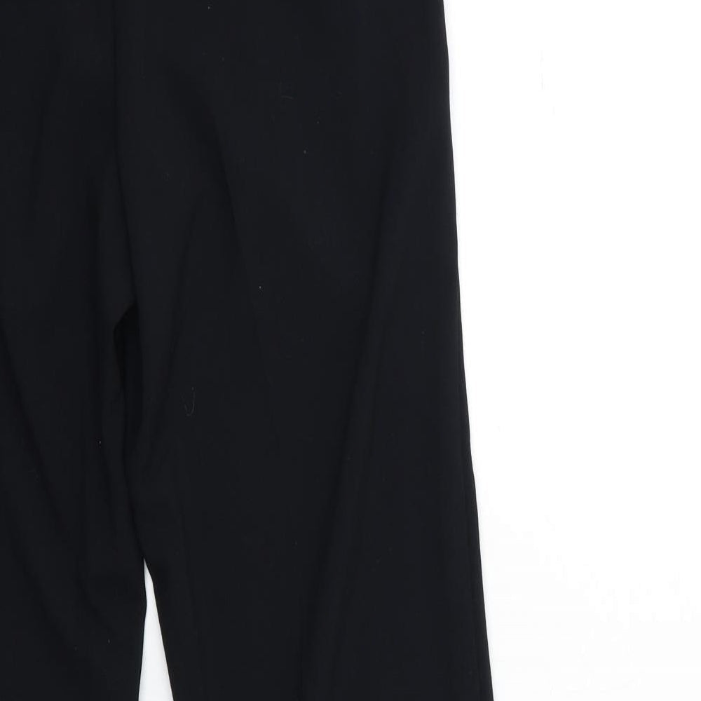 Preworn Womens Black Trousers Size 30 in L27 in