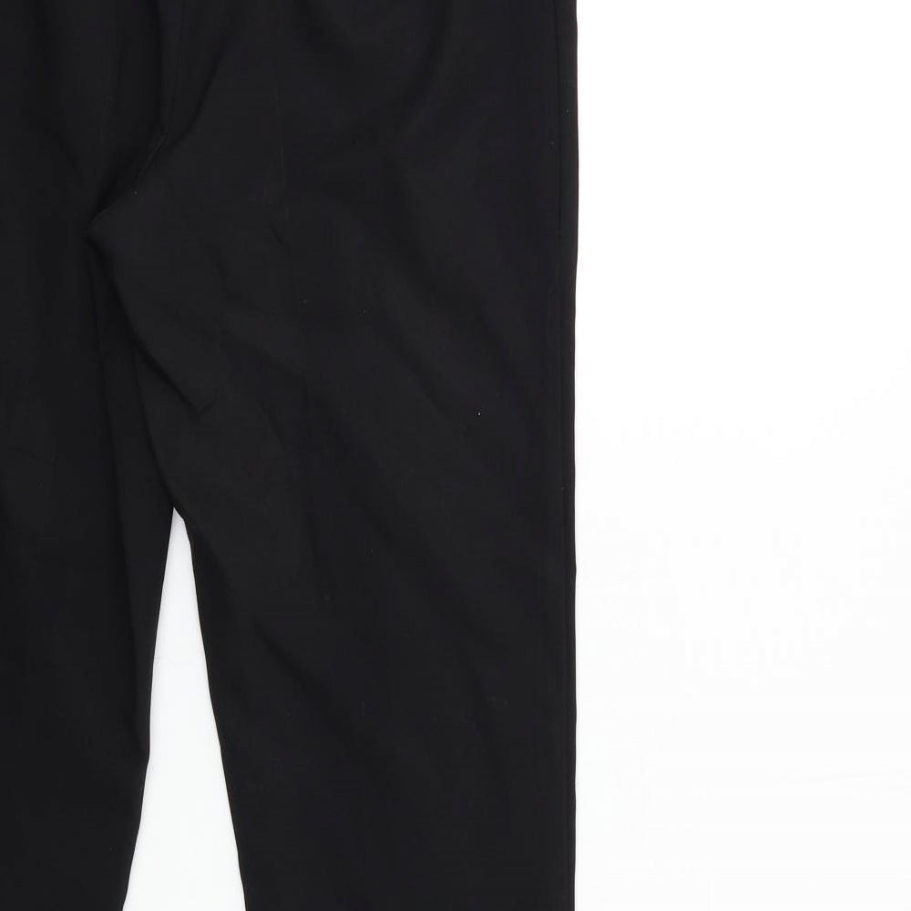 George Womens Black Trousers Size 8 L28 in