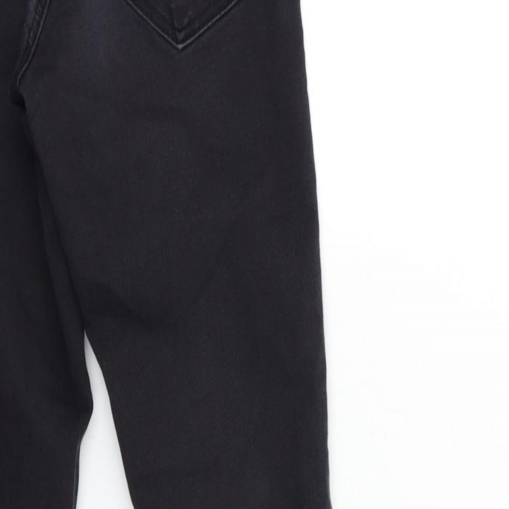 Miss Selfridge Womens Black Denim Skinny Jeans Size 6 L28 in