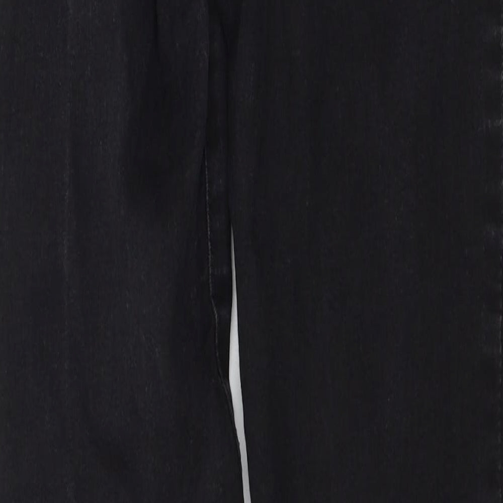 Denim & Co. Womens Black Denim Skinny Jeans Size 12 L30 in