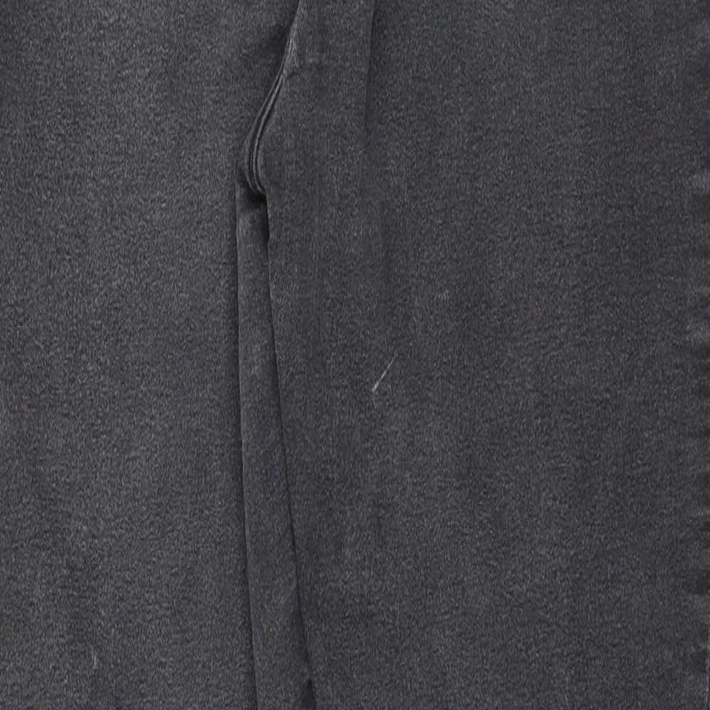 Miss Selfridge Womens Grey Denim Skinny Jeans Size 12 L29 in