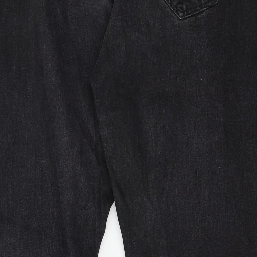 Dorothy Perkins Womens Grey Denim Skinny Jeans Size 14 L27 in