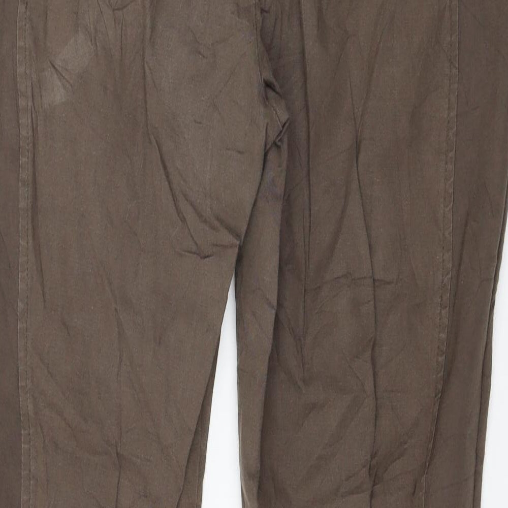 Monnari Womens Brown Trousers Size 8 L27 in