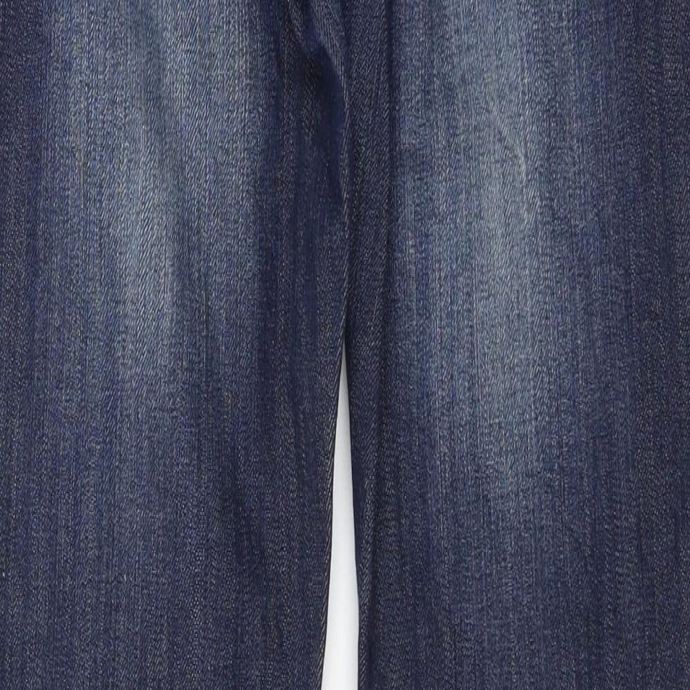 Amisu Womens Blue Denim Straight Jeans Size 26 in L29 in