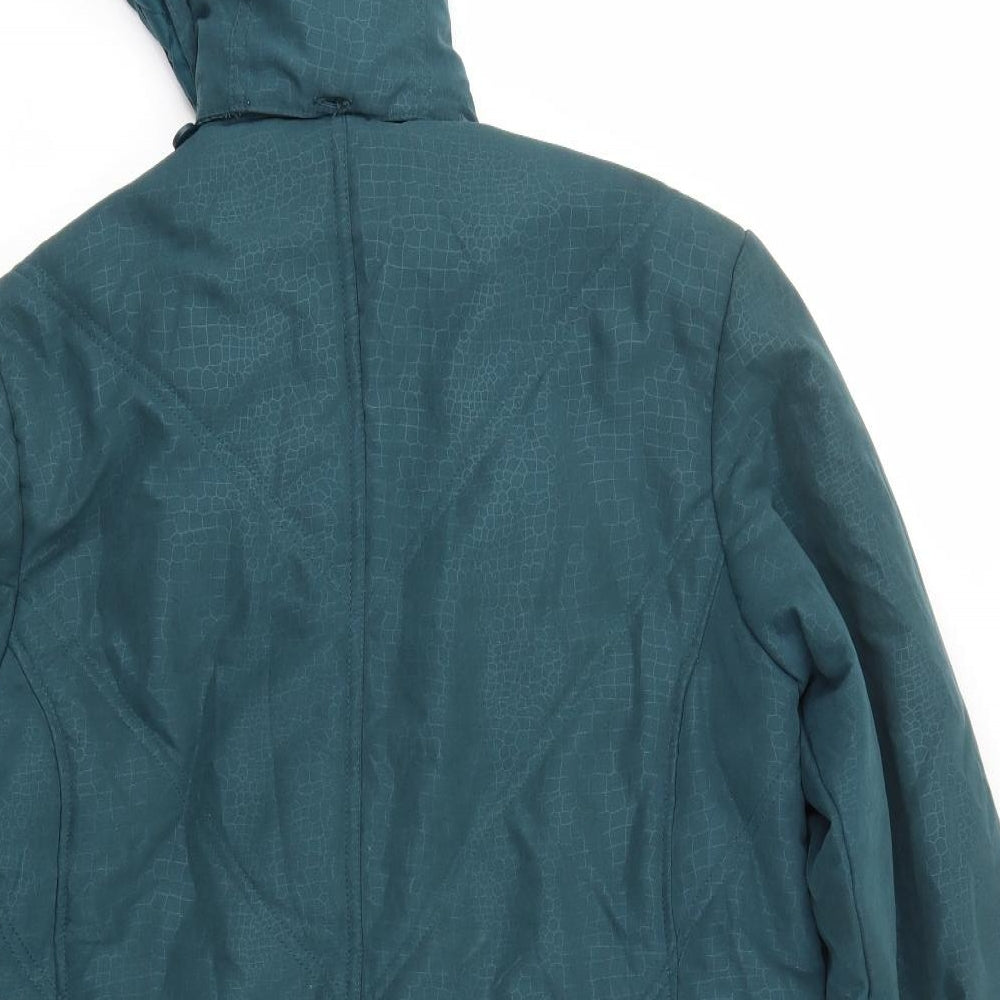 EWM Womens Green Jacket Coat Size 14