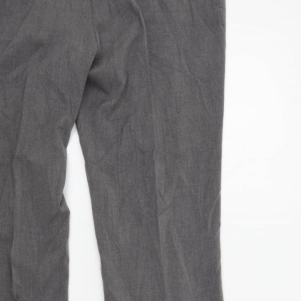Papaya Womens Grey Trousers Size 16 L30 in