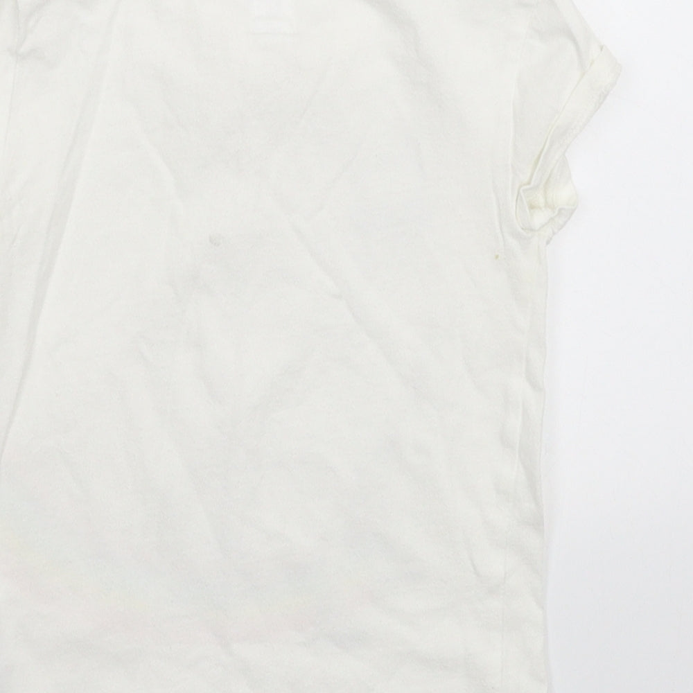 Gap Boys White Basic T-Shirt Size XS