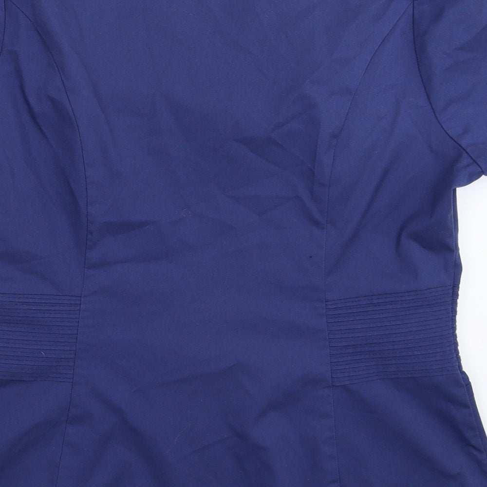 Preworn Womens Blue Basic T-Shirt Size 10