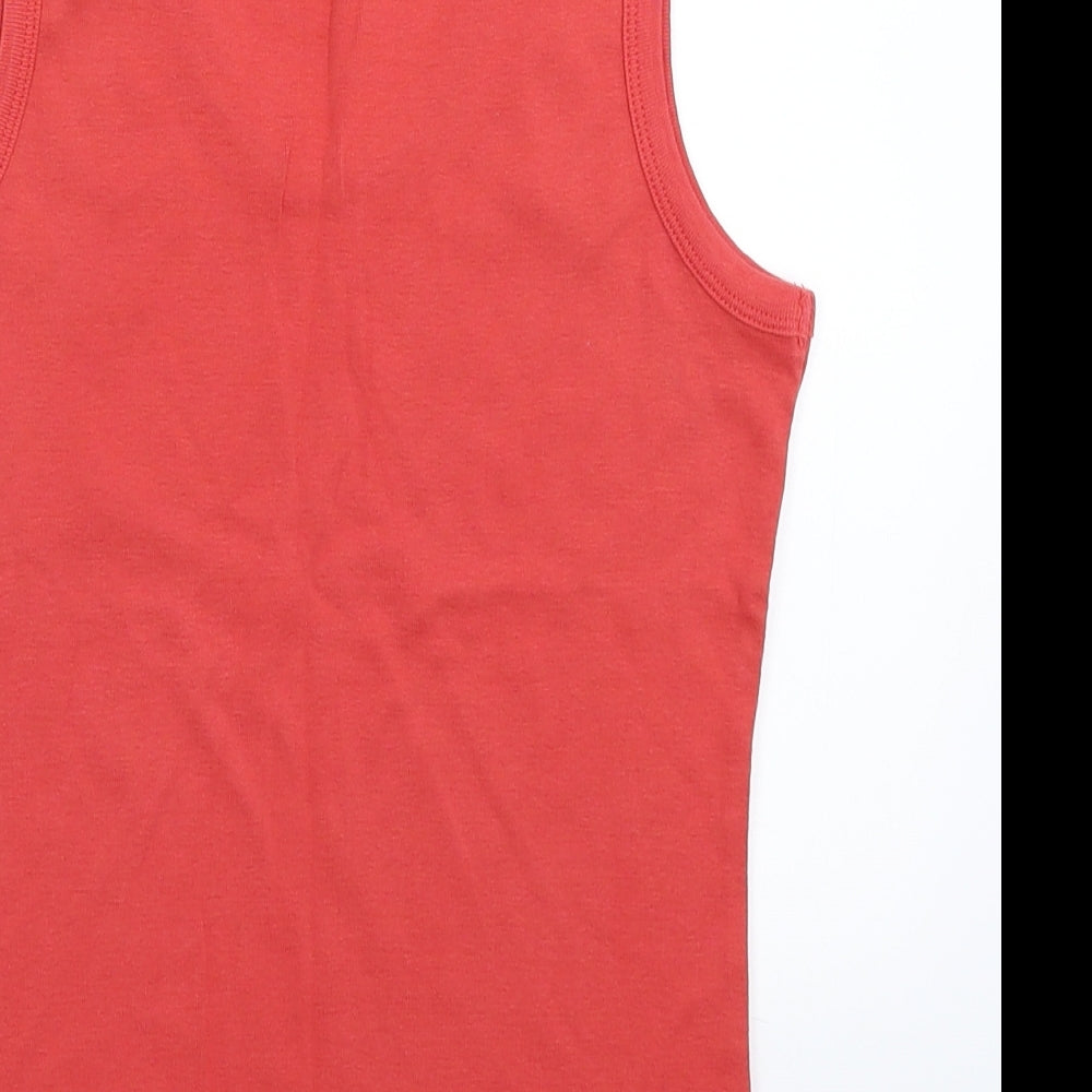 Editions Womens Pink Basic Tank Size 10