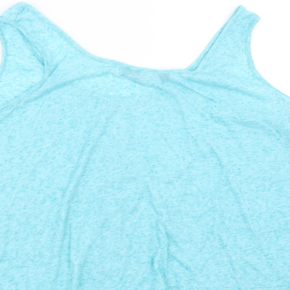 New Look Womens Blue Basic Blouse Size 12
