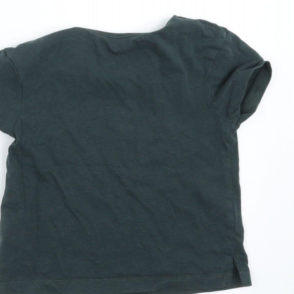 George Girls Black Basic T-Shirt Size 2-3 Years - kindness is powerful
