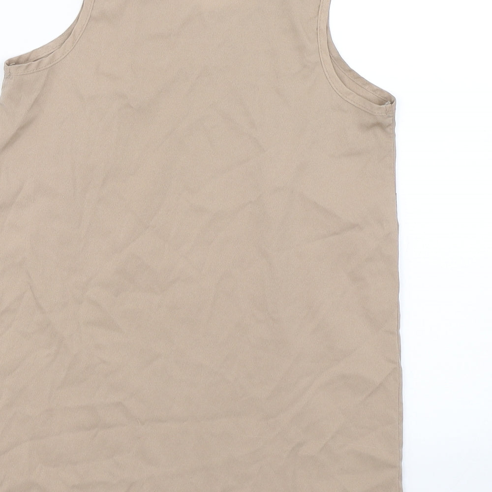 Atmosphere Womens Brown Basic Tank Size 6