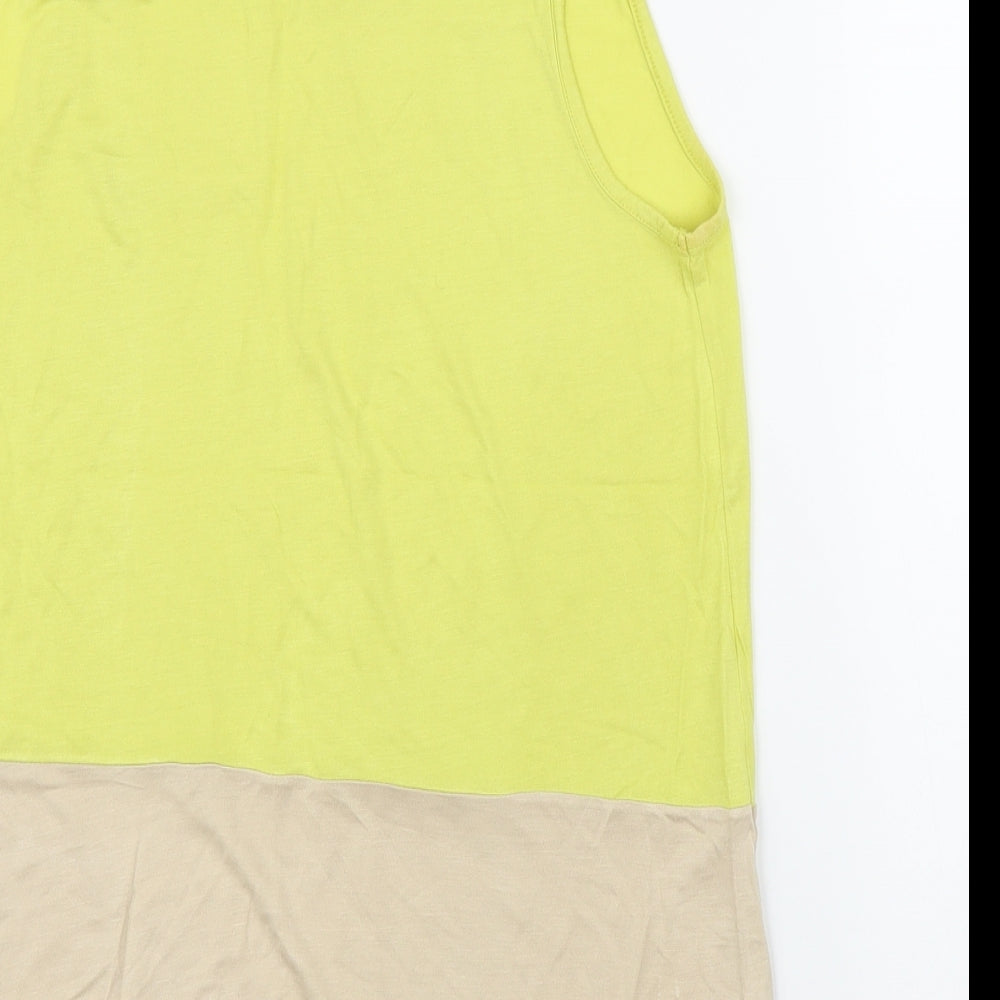 NEXT Womens Yellow Basic Blouse Size 14