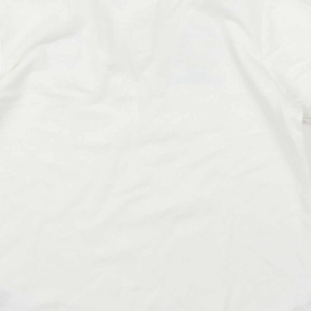 UEFA Euro 2020 Boys White Basic Polo Size 9-10 Years - Football