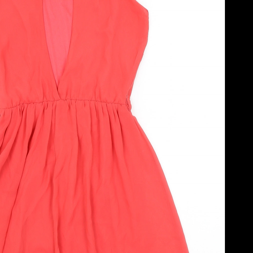 Rare Womens Red Fit & Flare Size 10