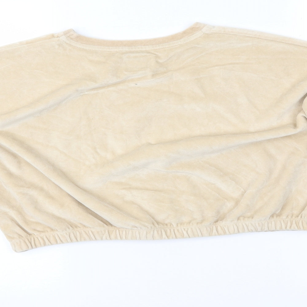 George Girls Beige Top Pyjama Top Size 13-14 Years - CHRISTMAS