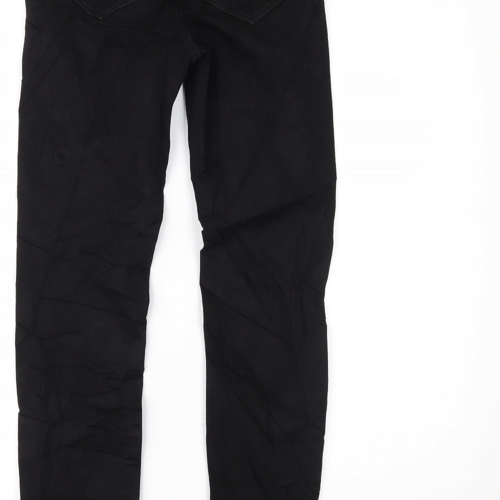 Marks and Spencer Womens Black Denim Skinny Jeans Size 6 L26 in