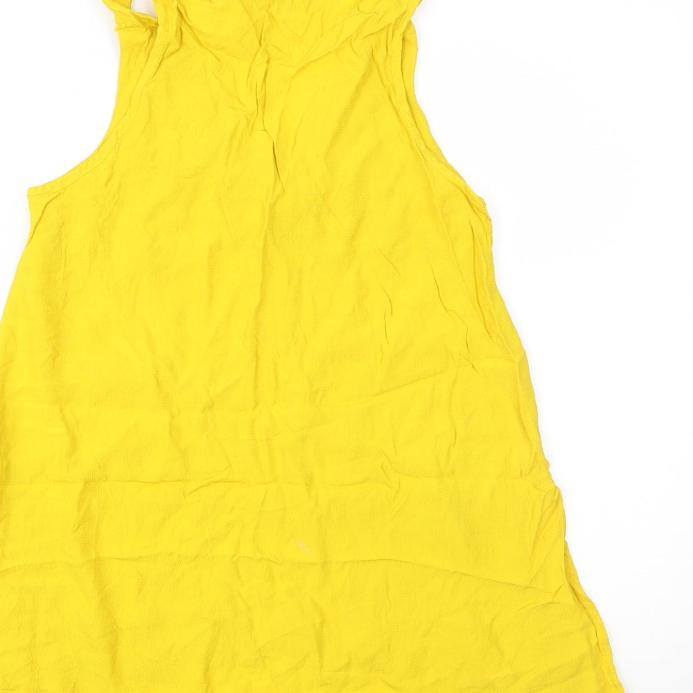 Topshop Womens Yellow Camisole Tank Size 6