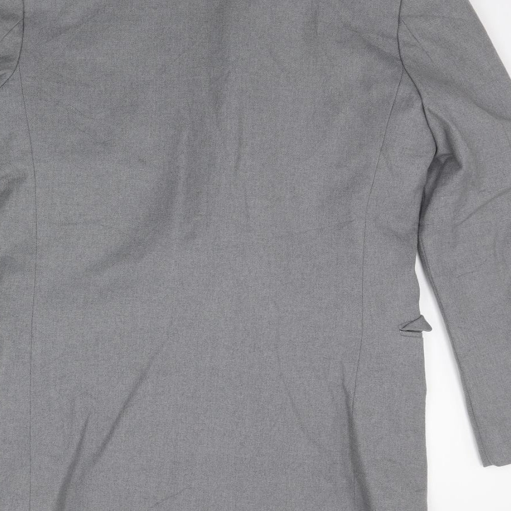 mitchell worker Womens Grey Jacket Suit Jacket Size 10