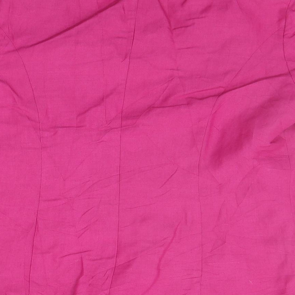Just elegance Womens Pink Jacket Suit Jacket Size 14